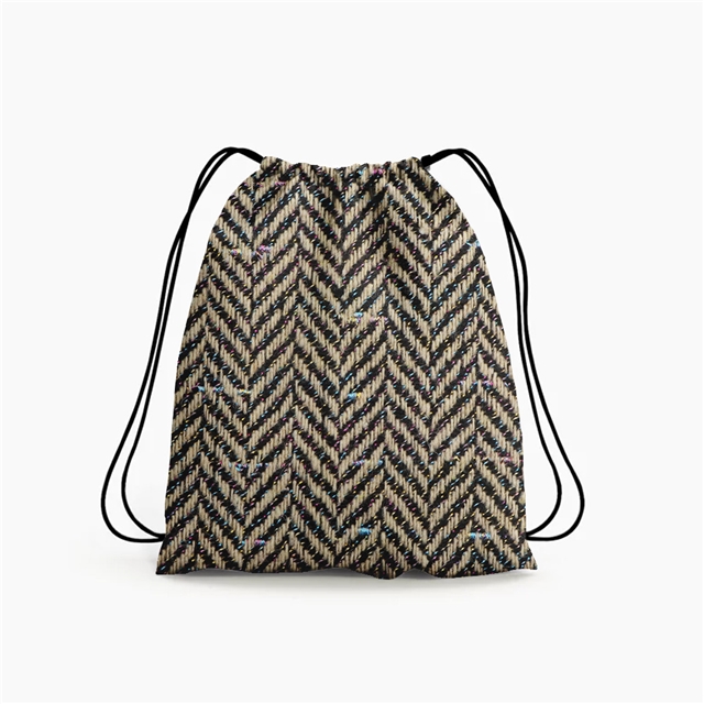 colorful bright silk woolen herringbone woolen fabric