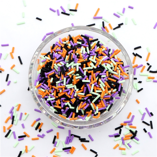 polymer clay mixed halloween color breadcrumb soft ceramic packaging filler