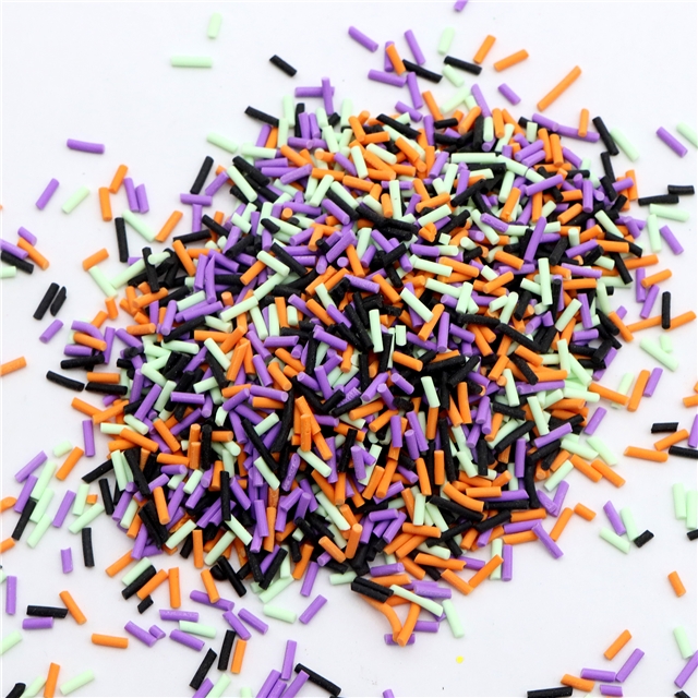 polymer clay mixed halloween color breadcrumb soft ceramic packaging filler