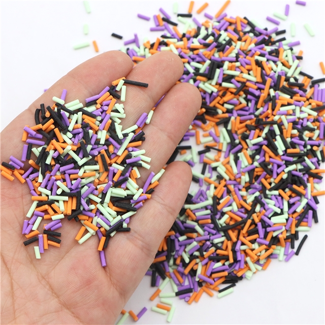 polymer clay mixed halloween color breadcrumb soft ceramic packaging filler