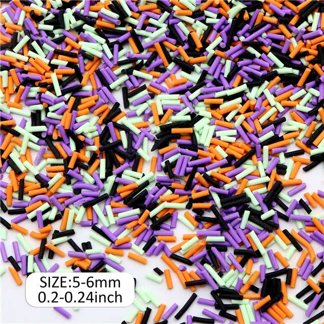 polymer clay mixed halloween color breadcrumb soft ceramic packaging filler