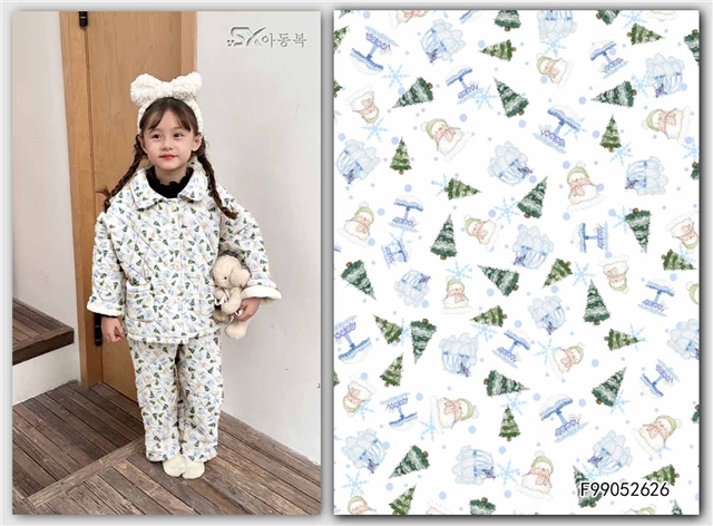 christmas 100% cotton flannel digital printed fabric