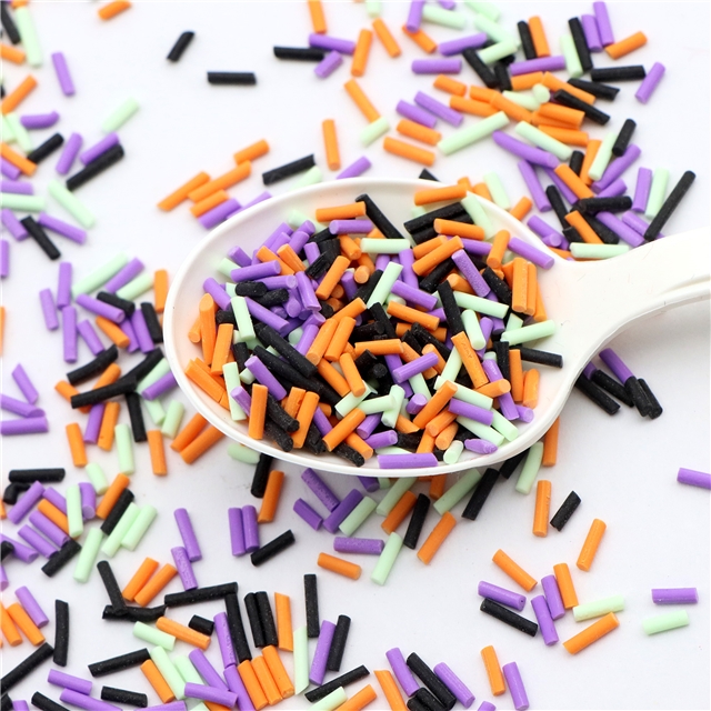 polymer clay mixed halloween color breadcrumb soft ceramic packaging filler