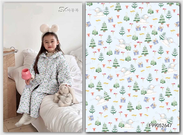 christmas 100% cotton flannel digital printed fabric