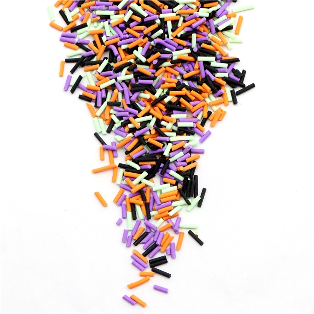 polymer clay mixed halloween color breadcrumb soft ceramic packaging filler