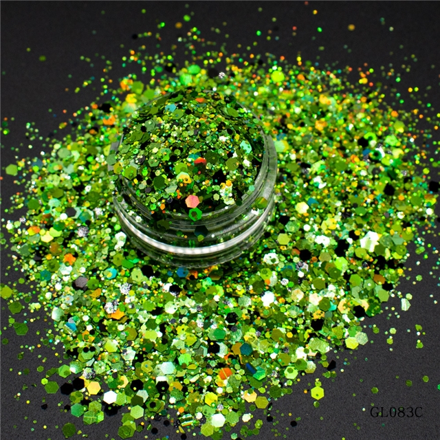 halloween mixed rainbow glitter (10g/box)