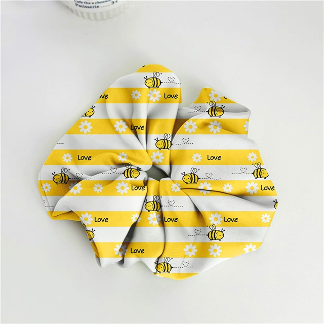 polyester cotton checkered flower animal series polyester cotton fabric set (4 pcs/set)