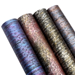 bump texture metallic button faux leather