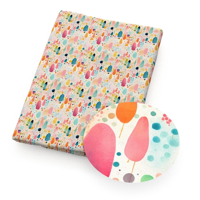 polyester cotton colorful geometric patterns series polyester cotton fabric set (6 pcs/set) polyester cotton fabric,20*20cm(7.9*7.9