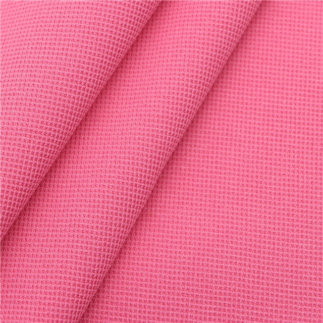 2 ways plain small waffle weave fabric