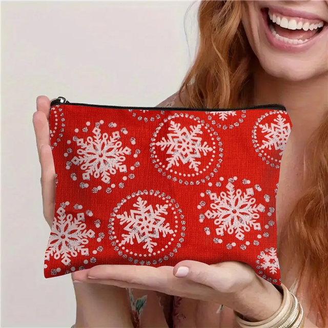 glitter offset printing christmas snowflake bamboo fiber fabric