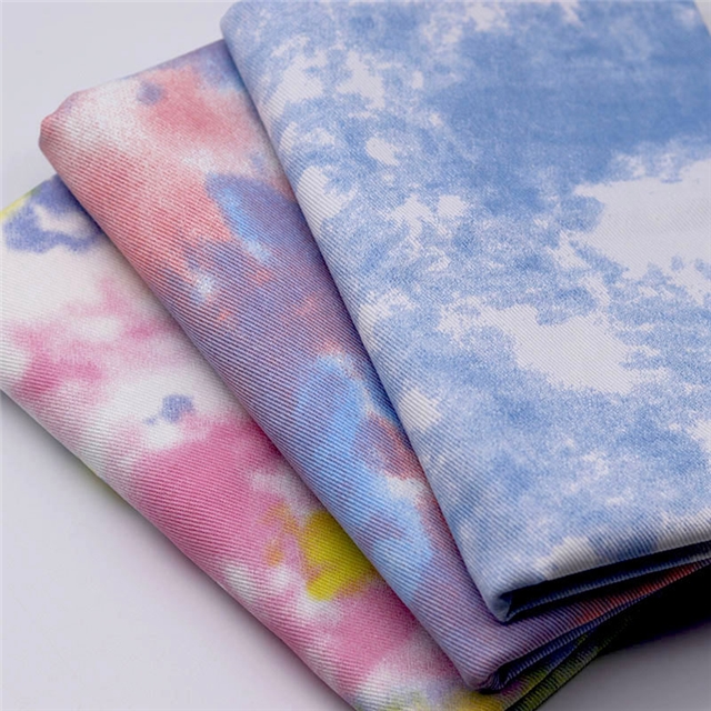 100％cotton Color tie-dye pure cotton denim fabric