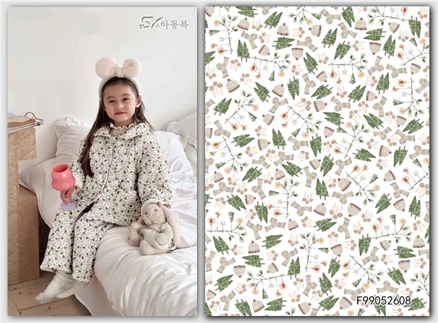 christmas 100% cotton flannel digital printed fabric