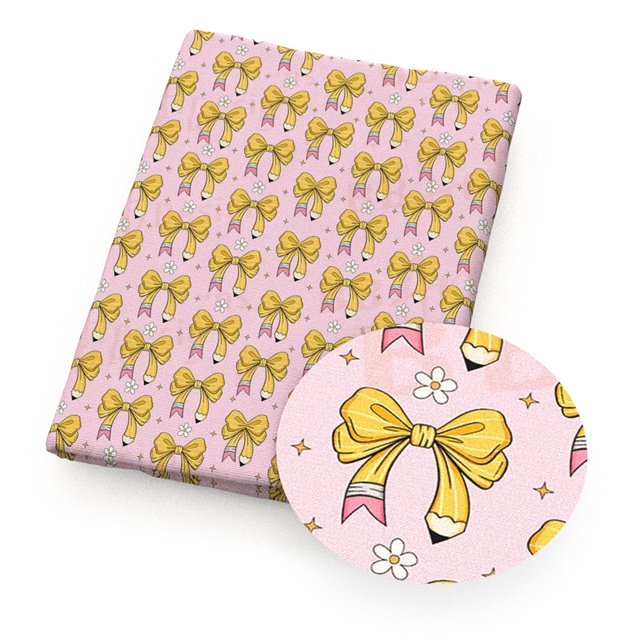 polyester cotton abc series polyester cotton fabric set (4 pcs/set)