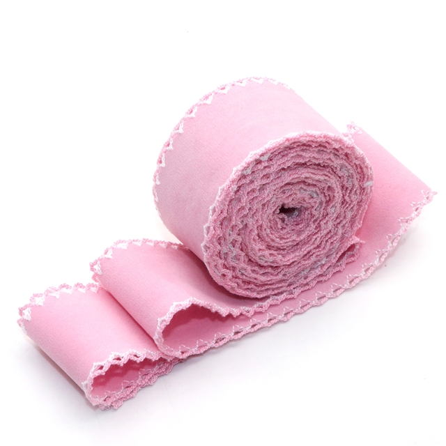 double sided velvet double layer two-color hook ribbon