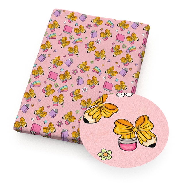 polyester cotton abc series polyester cotton fabric set (4 pcs/set)