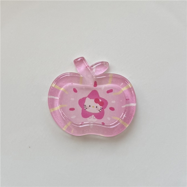 resin transparent Kitty apple 3d resin accessories