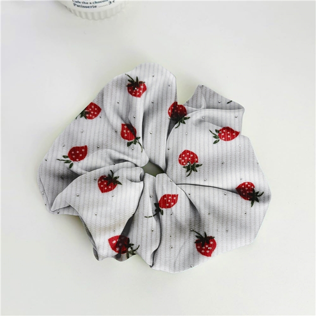 hot stamping strawberry corduroy fabric