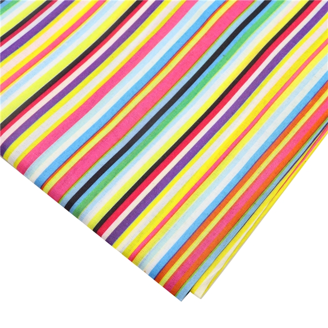 printed 100％ Polyester stripe 100％ Polyester fabric