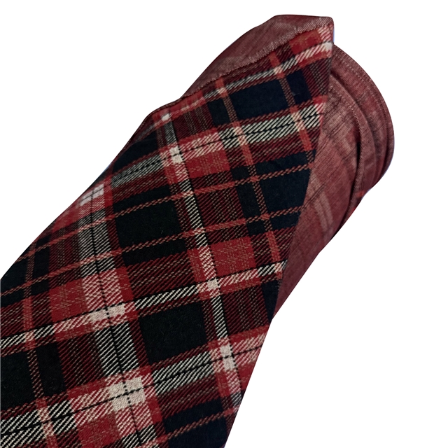 knitted elastic fabric with a grid pattern