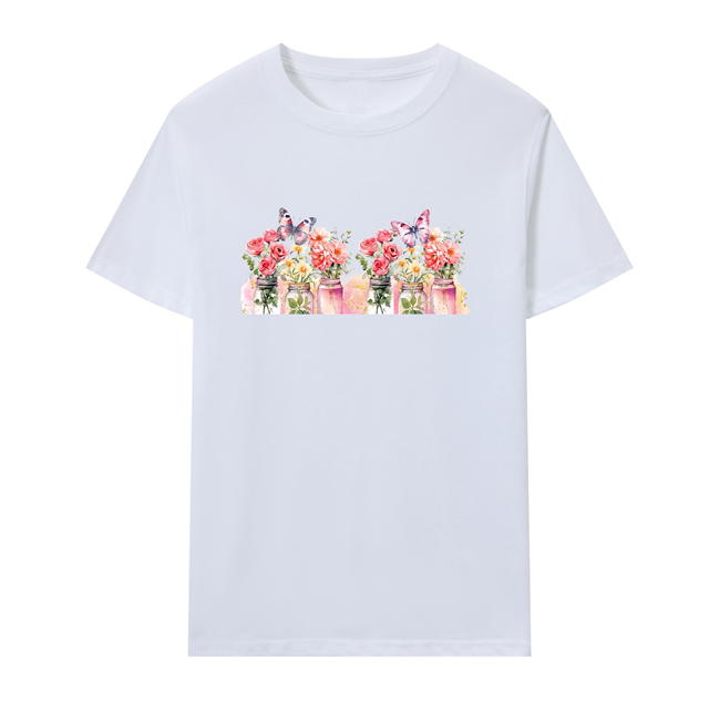 cotton Iron On Transfer Stickers and T-shirts