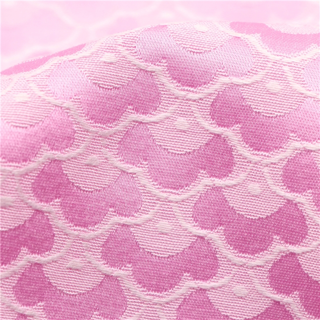 chinese style fish scale auspicious cloud pattern jacquard fabric