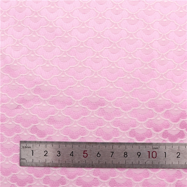 chinese style fish scale auspicious cloud pattern jacquard fabric
