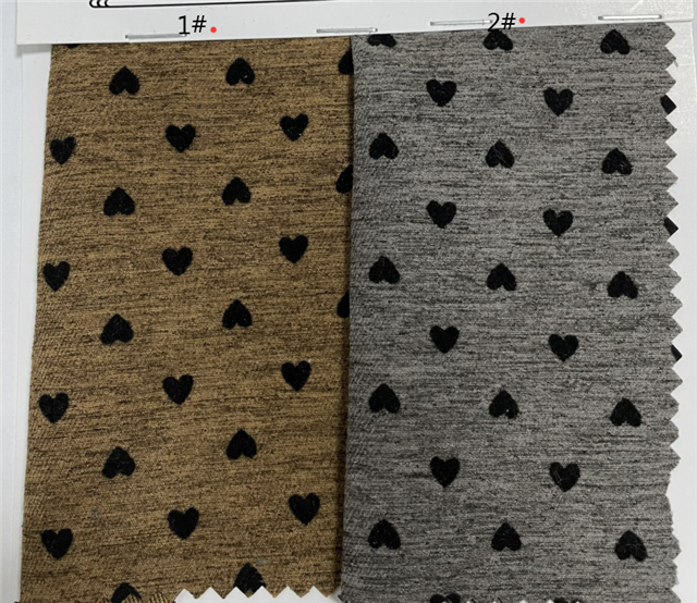 velvet heart cotton brushed fabric