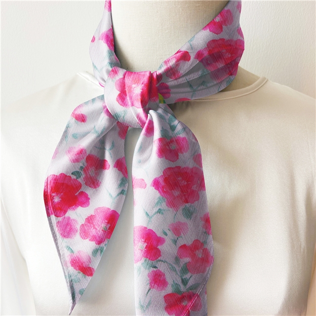flower herringbone pattern twill 100％ polyester fabric