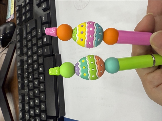 silicone easter eggs 3d silicone beads