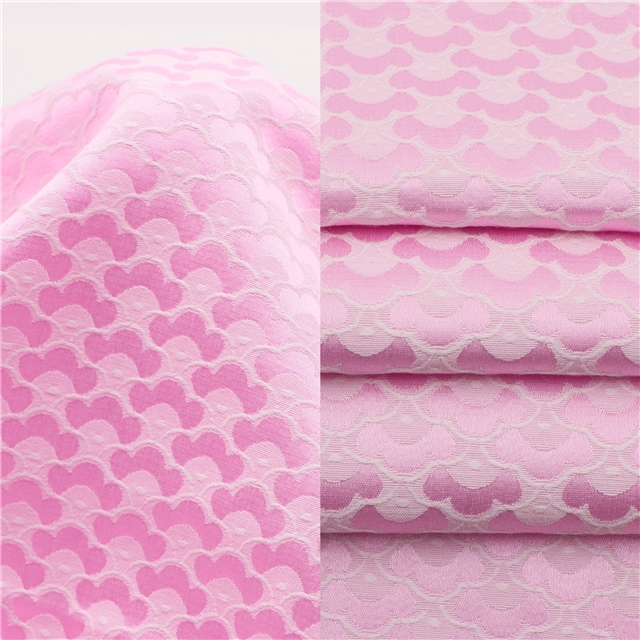 chinese style fish scale auspicious cloud pattern jacquard fabric