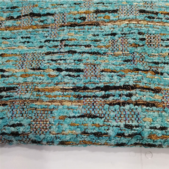 woolen bright silk woven small fragrant fabric