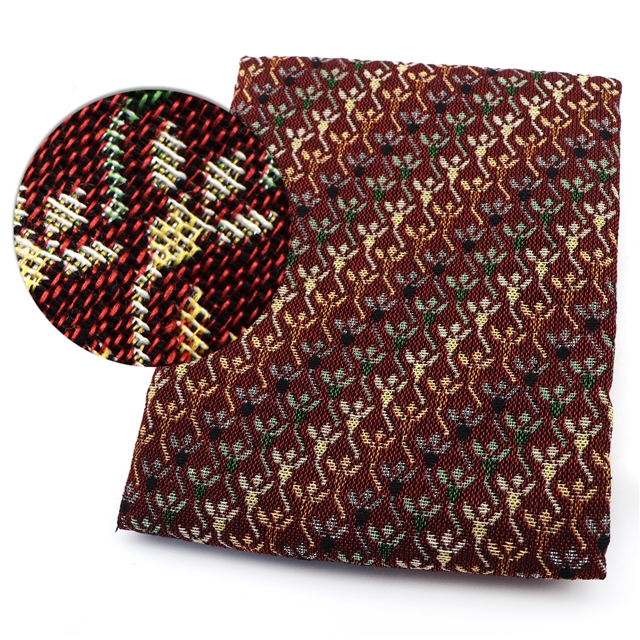 ethnic style geometric patterned jacquard fabric