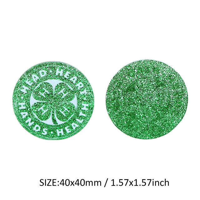 acrylic printed chunky glitter acrylic