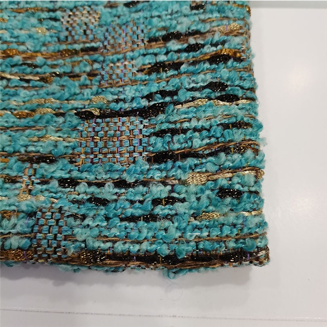 woolen bright silk woven small fragrant fabric