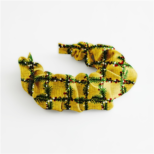 christmas wreath bamboo fiber fabric