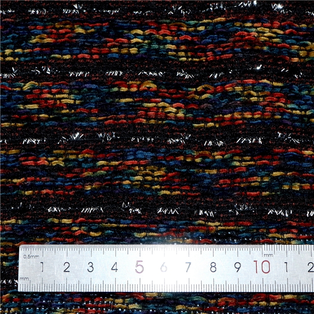 bright silk color woolen woven small fragrant fabric 2#,50*145cm(19.7*57.1