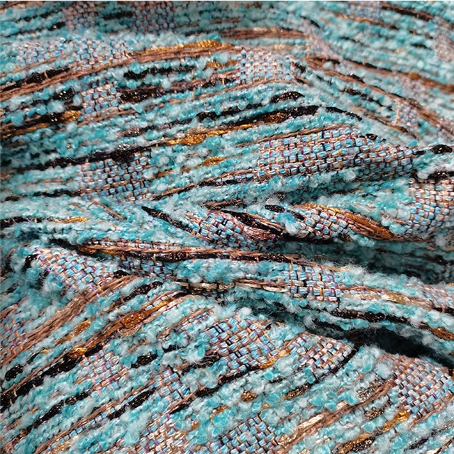 woolen bright silk woven small fragrant fabric