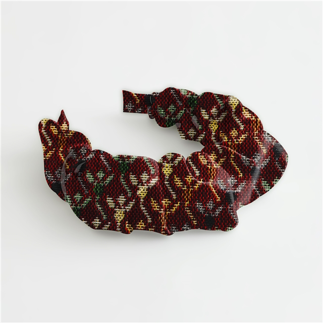 ethnic style geometric patterned jacquard fabric