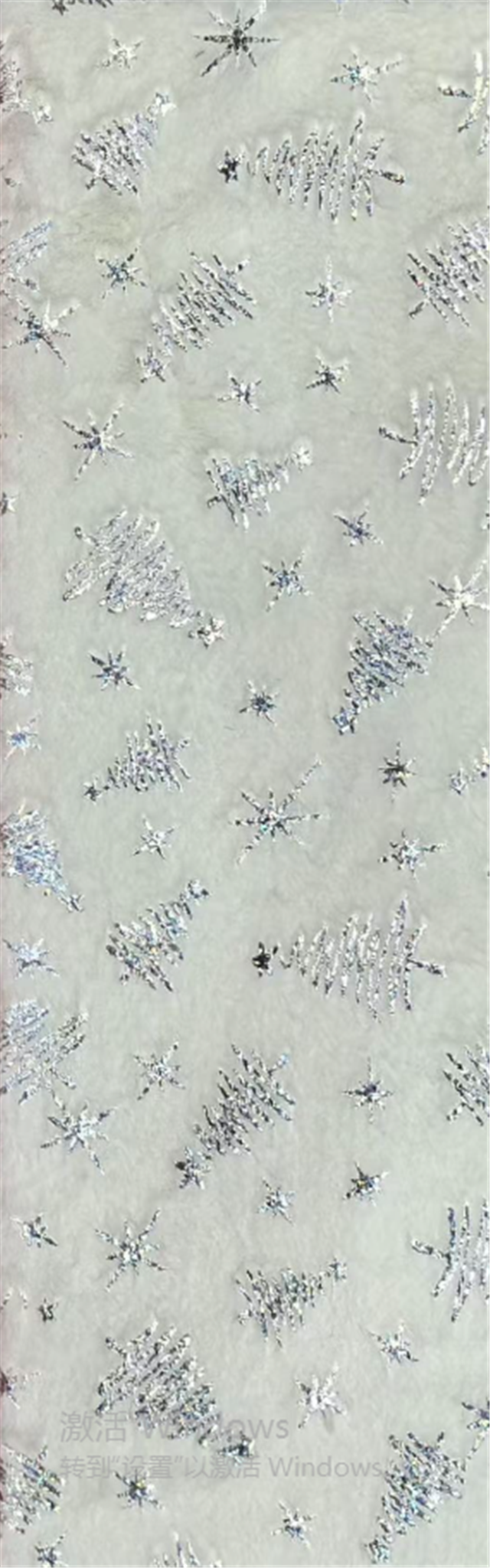 hot silver christmas tree velvet fabric