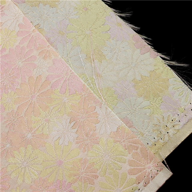 chinese style daisy jacquard fabric