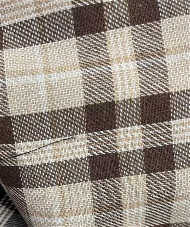 polyester cotton plaid yarn-dyed fabric