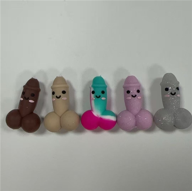 silicone three-dimensional reproductive organ silicone bead