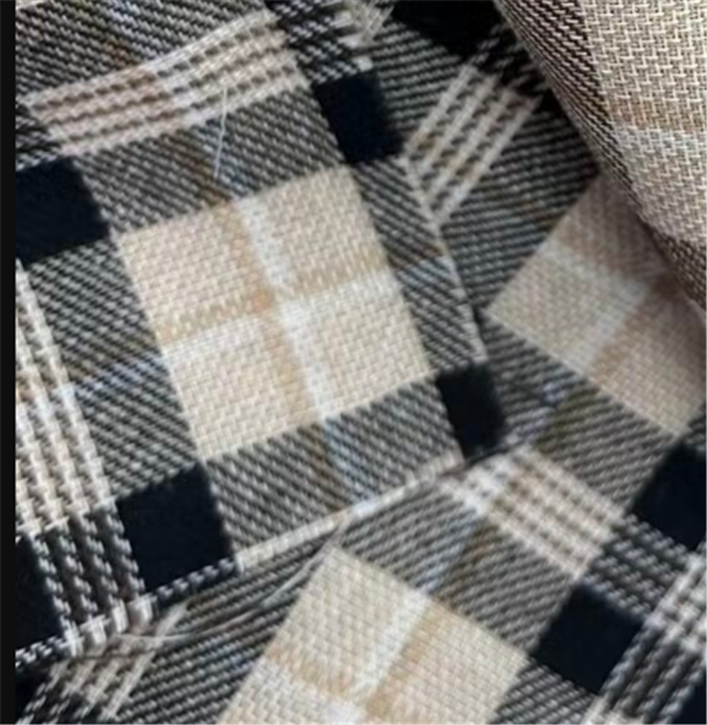 polyester cotton plaid yarn-dyed fabric
