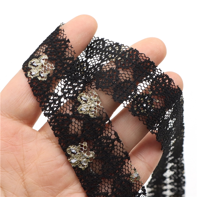 plain hollow lace flower ribbon