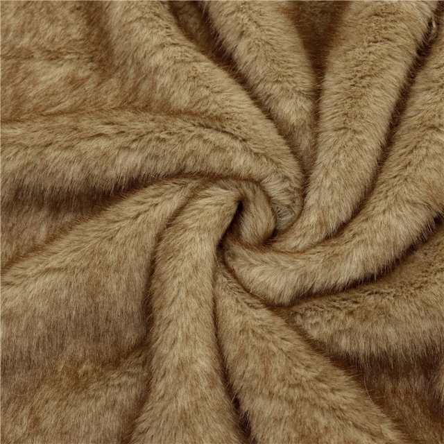 double color mink plush fabric 13#earth-yellow,50*170cm(19.7*66.9