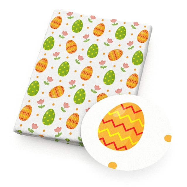 polyester cotton easter series polyester cotton fabric set (6 pcs/set)