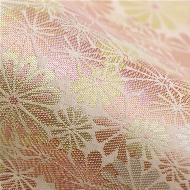 chinese style daisy jacquard fabric