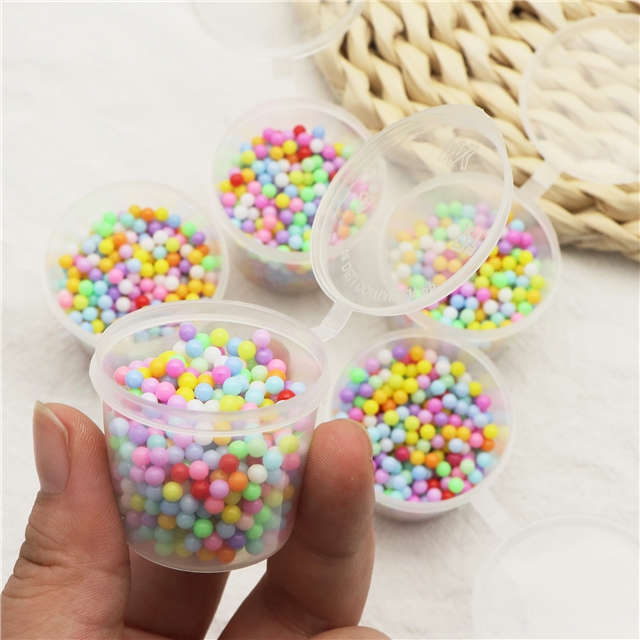 mixed color round beads (without hole)
