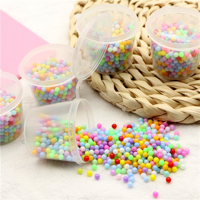 mixed color round beads (without hole)